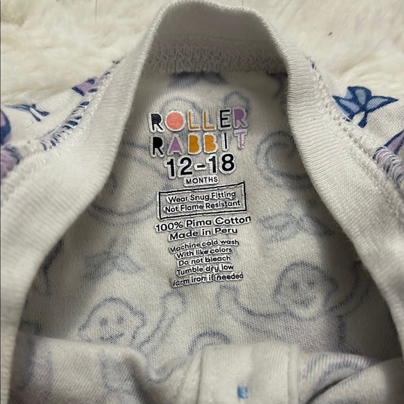 Roberta Roller Rabbit Baby PJs - Picture 2 of 4